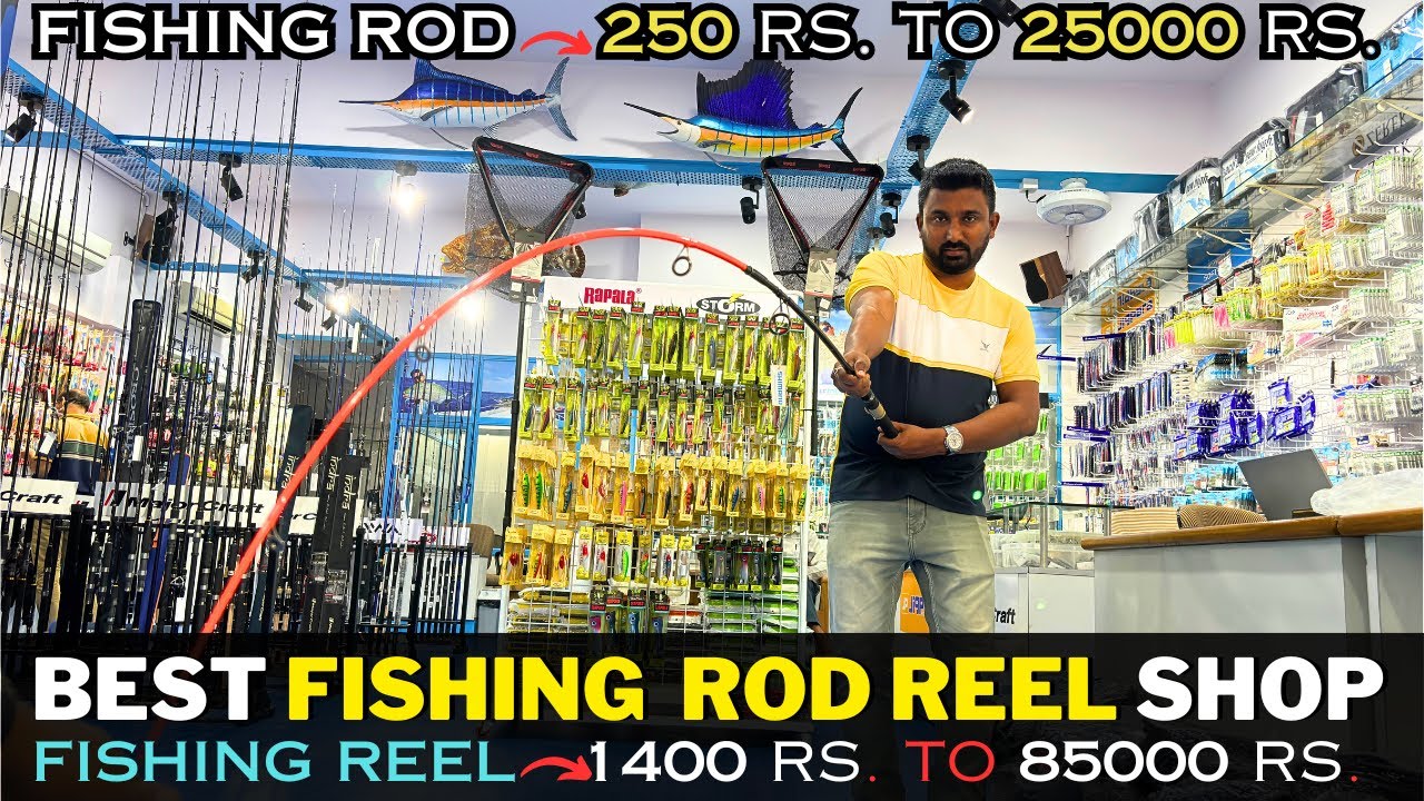 Best Fishing Tackle MALL in India, Fishing Rod Market