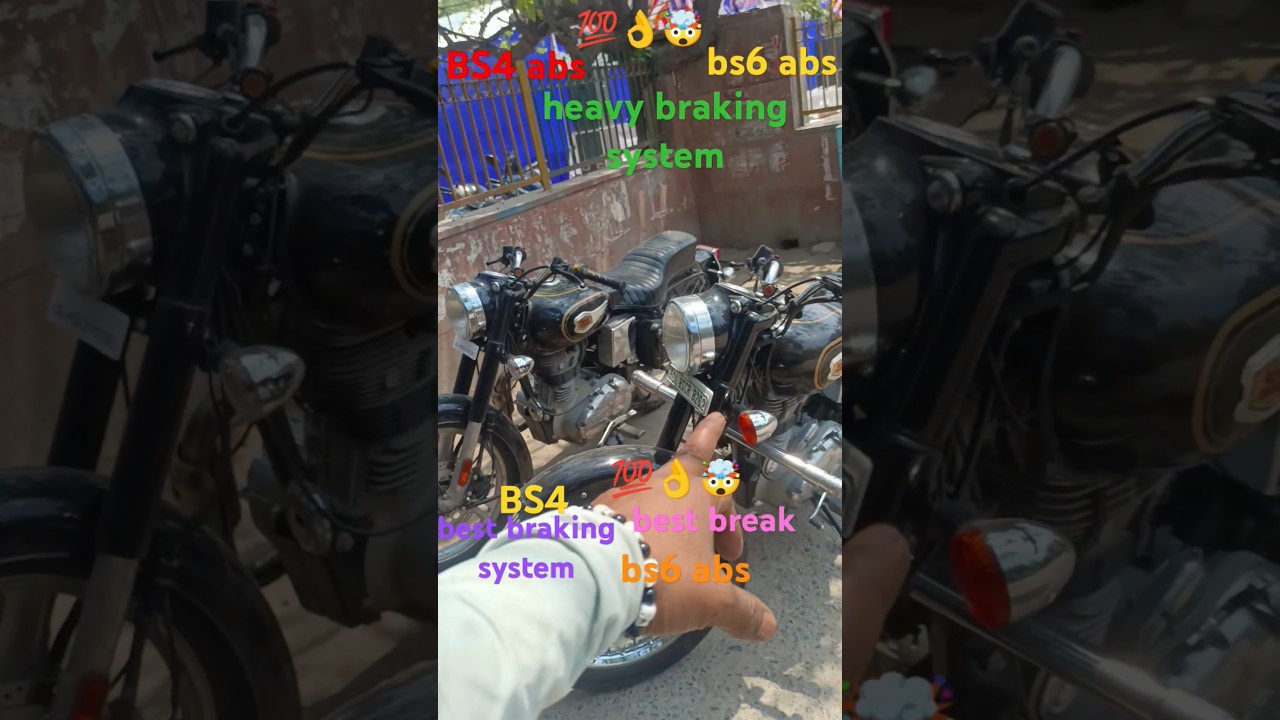 standard bullet 2019 ABS brake combo best breaking bs6 abs 🤯technology best donon mein aati Hai abs