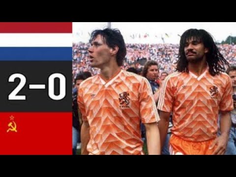 Netherlands 2-0 CCCP (Soviet Union) ● 1988 Euro Final Extended Goals & Highlights HD