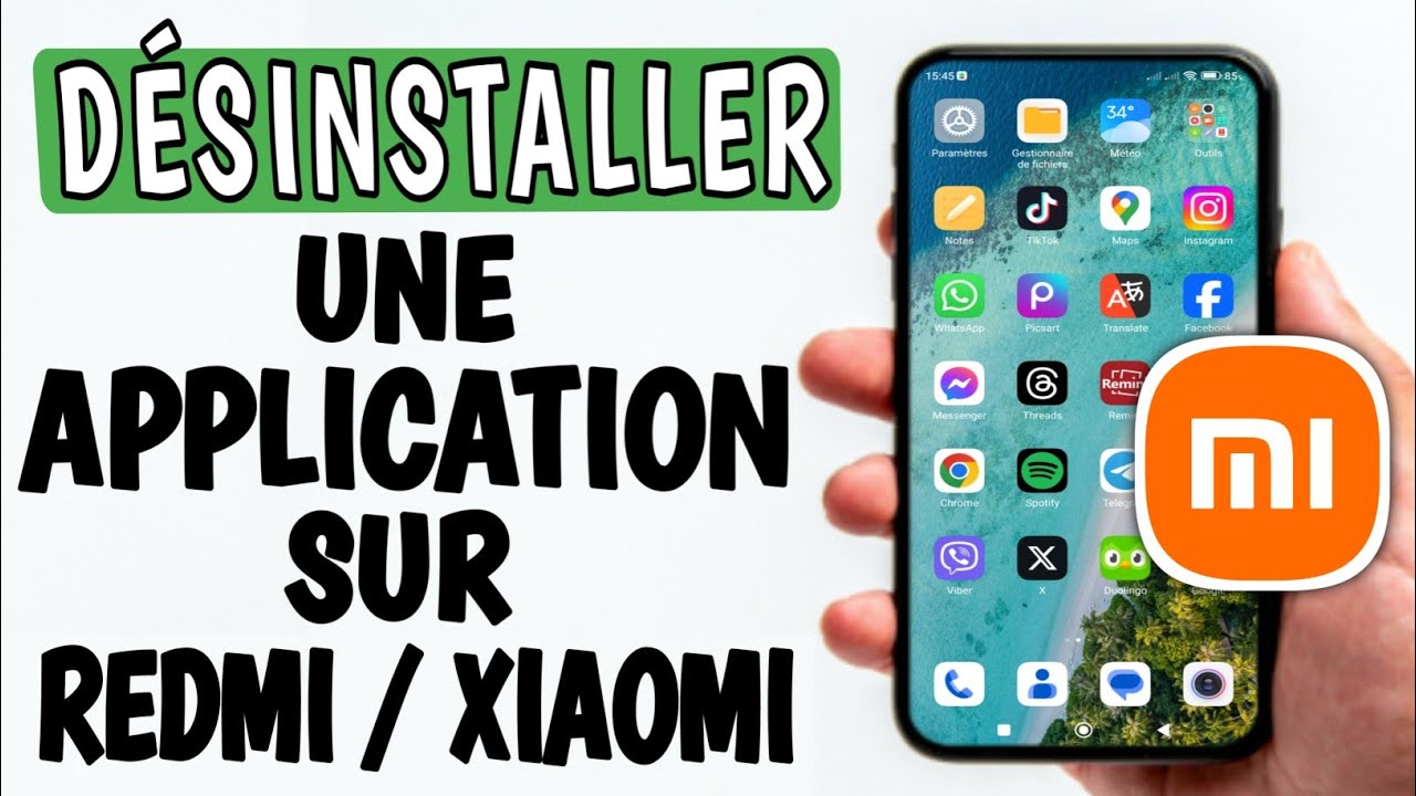 comment désinstaller les applications sur redmi (2024) supprimer ...