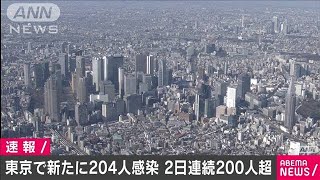 東京の新規感染者204人　2日連続200人超え(2020年10月30日)