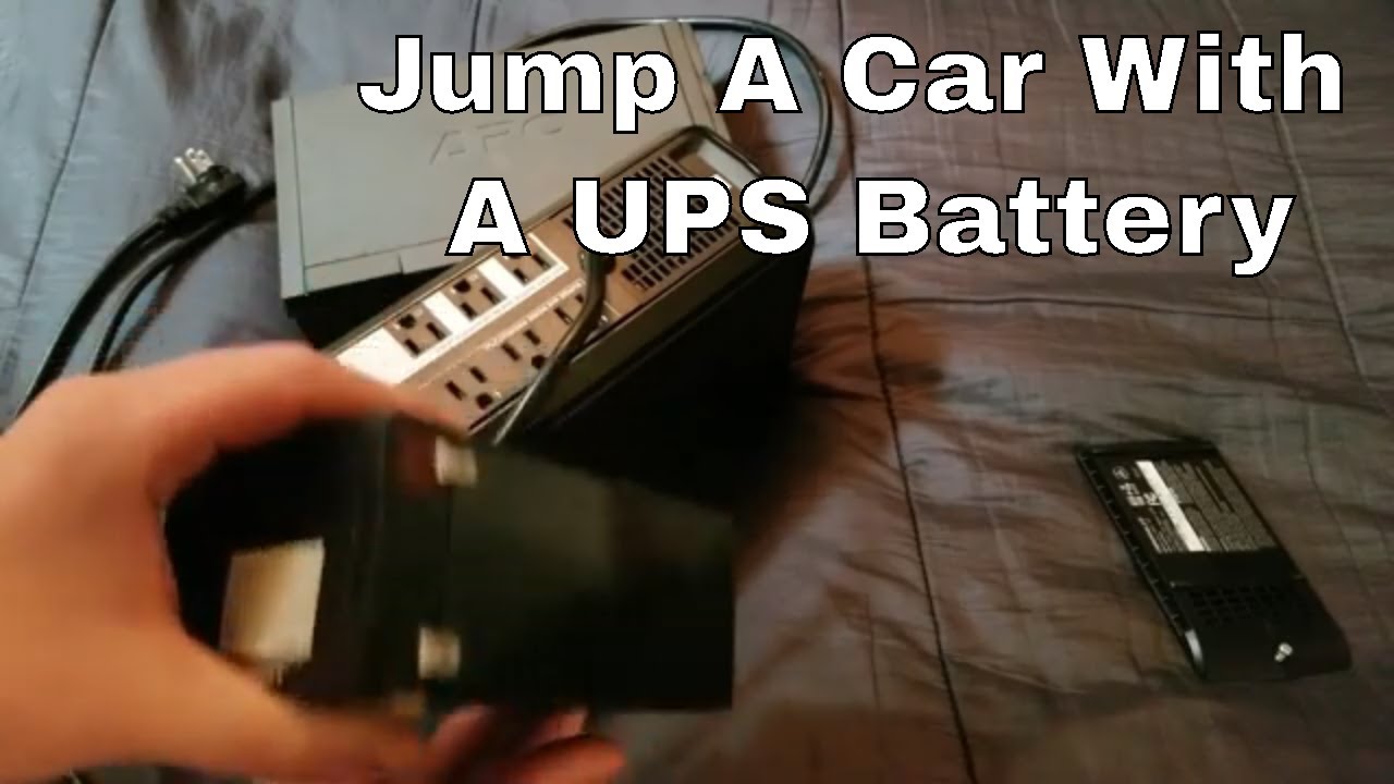 🚗 Jump A Car With A UPS Battery YouTube