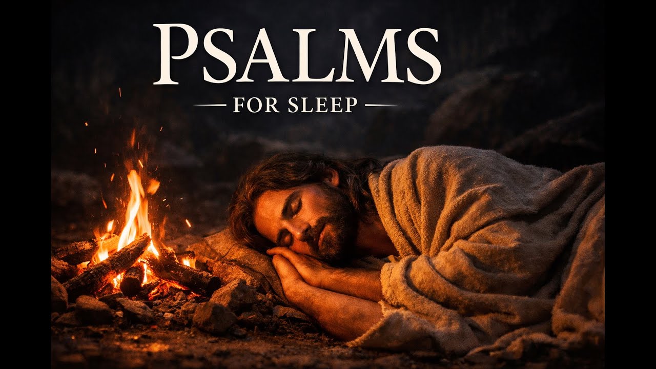 Fall Asleep to Psalms for Anxiety & Stress | Bible Verses for Sleep (Peaceful Reading)
