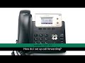 Yealink T21P E2: How do I use call forwarding?