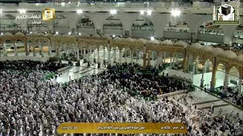 فجرية الخميس ١٤٣٨/٢/٢٤ من سورة إبراهيم لفضيلة الشيخ سعود بن إبراهيم الشريم حفظه الله