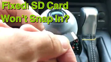 FIXED! SD Card Won't Snap in Place or Stay In? TRY THIS!!