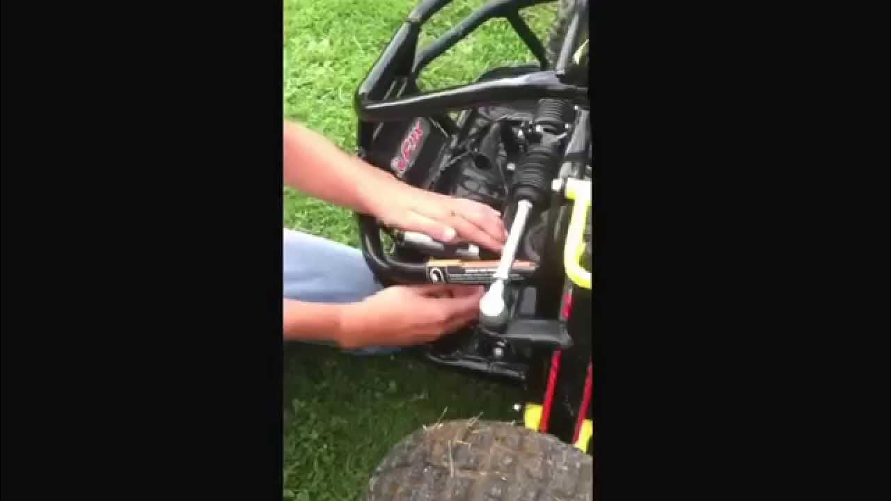 Black widow go kart rid on and off the ride - YouTube