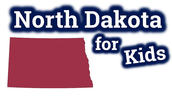North Dakota for Kids | US States Learning Video