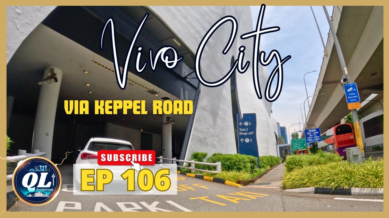 🇸🇬 Driving to Vivo City via Keppel Road | Come Drive with Me EP 106 | [4K] | Driving in Singapore
