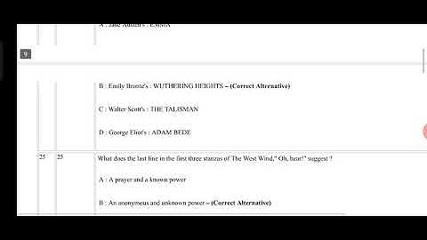 TRB Polytechnic English question paper analysis questions 21-30