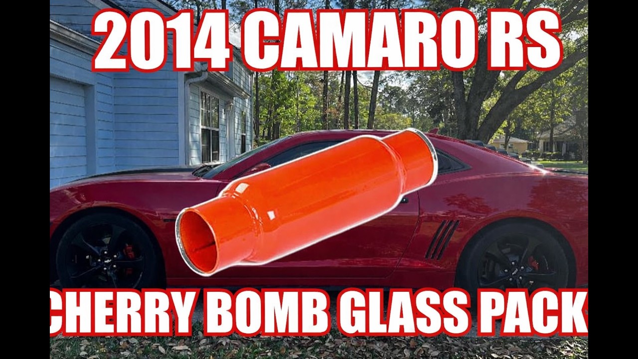 2014 Camaro RS cherry bomb glass packs. YouTube