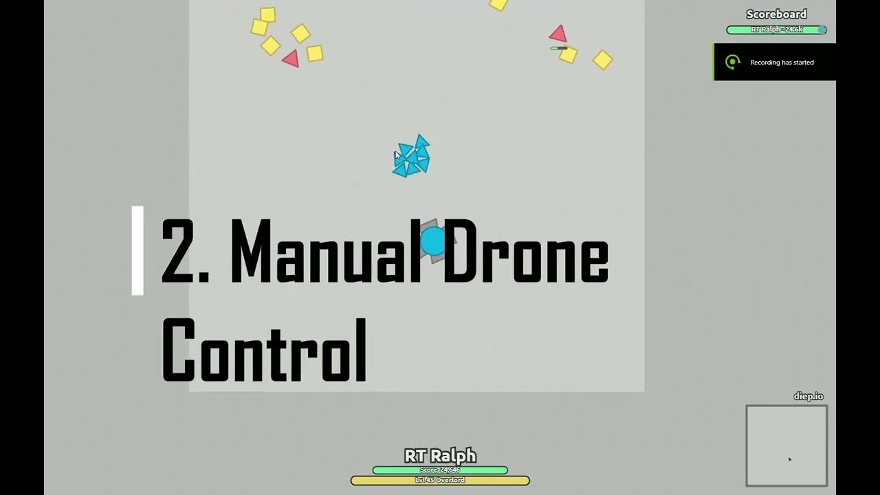 Diep.io - How to use a drone like a pro