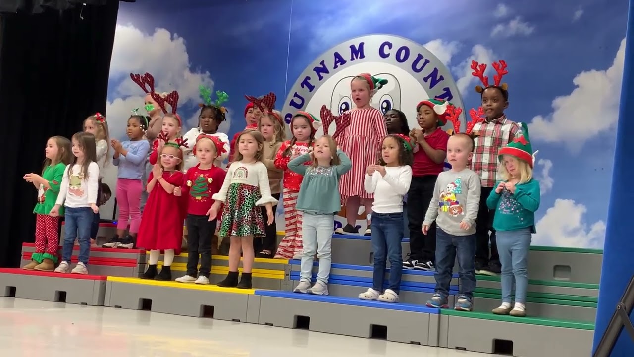 PCPS Showcase: Pre-K Carolers sing the Reindeer Pokey