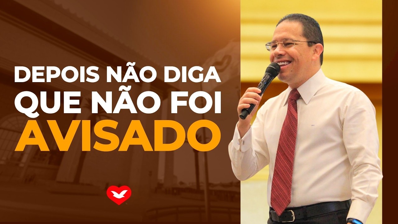 Depois não diga que não foi AVISADO | Bispo Jadson Santos
