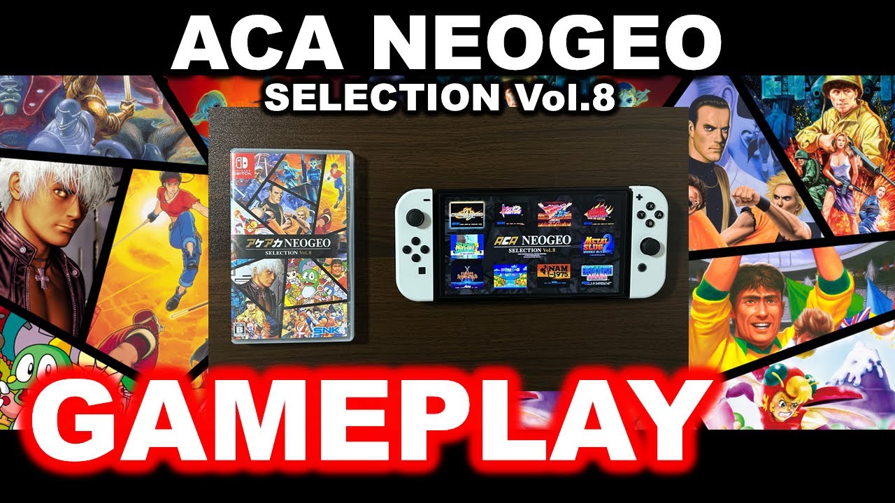【Gameplay】Playing all 10 games in ACA NEOGEO Selection Vol. 8