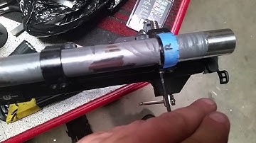 Lapping the scope rings.