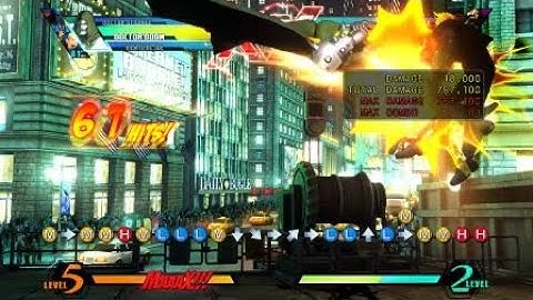 ULTIMATE MARVEL VS. CAPCOM 3 Doom down tac confirm