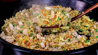Elevate Your Rice Game! SHRIMP AND CHICKEN FRIED RICE - wow your taste buds! #friedrice