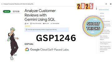 Analyze Customer Reviews with Gemini Using SQL || #GSP1246 || #qwiklabs || Lab Solution #arcade