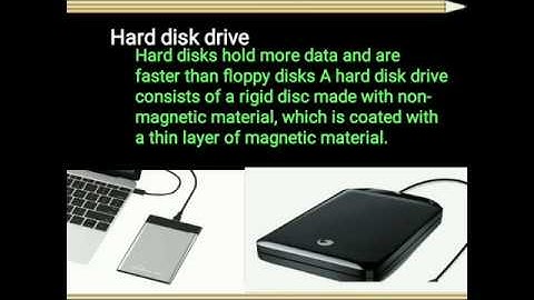 Secondary Memory / secondary storage device