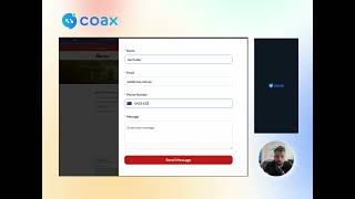 Contact Form Demo - Coax App screenshot 2