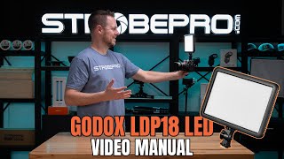 Godox LDP18 LED Complete Video Guide