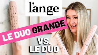 L&#39;ange LE DUO GRANDE VS. LE DUO 360 Airflow Styler Wand LONG HAIR Review!!!  Glow Up Twins