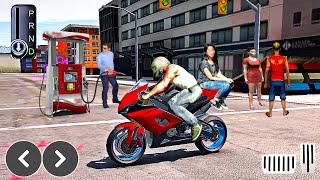 Ultimate Motorcycle Simulator Free roam & Stunts 2019-Best Android Gameplay HD screenshot 3