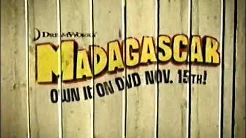 Madagascar Home Video Commercial & Cartoon Network.com Promo (2005)