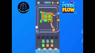 Pixel Flow level 7 solution Gameplay Walkthrough 