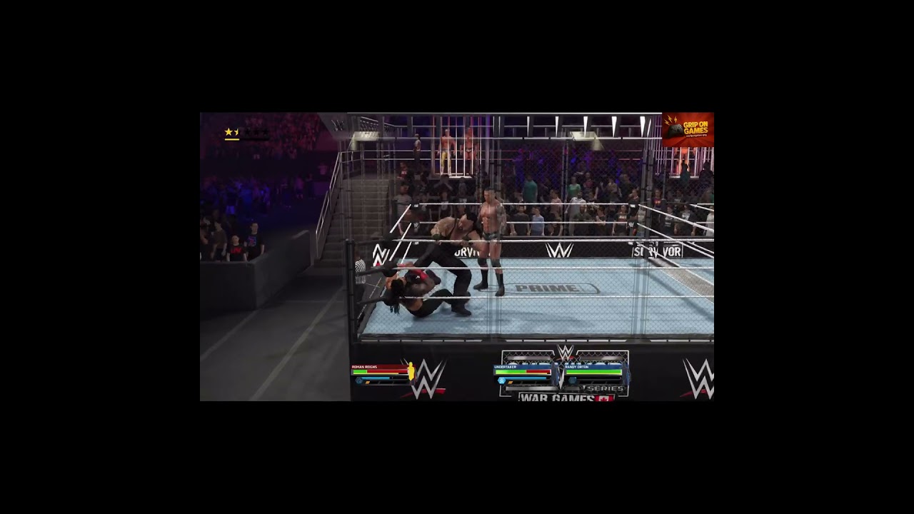 WWE 288 2 из 6 WWE War Games Showdown:⚡ Роман, Коди и Рок против Рэнди, Гробовщика и Воина!⚡