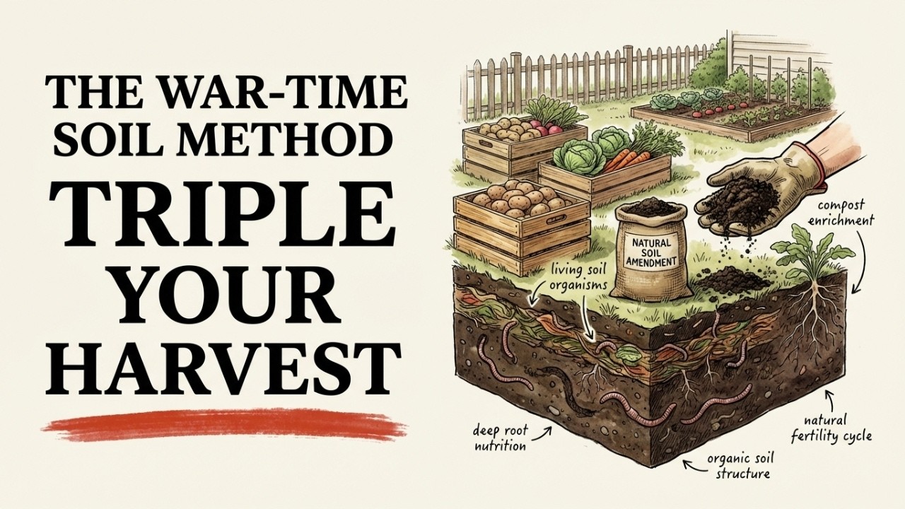 This WWII Soil Secret Triples Any Harvest. Why Did Fertilizer Companies Bury It For 80 Years?