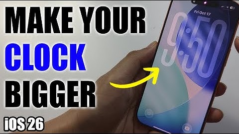iPhone iOS 26: Vergroot de klok op je vergrendelscherm in seconden! ⏰🚀