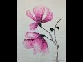 Thread Sketching in Action No 63 -  Pink Magnolia