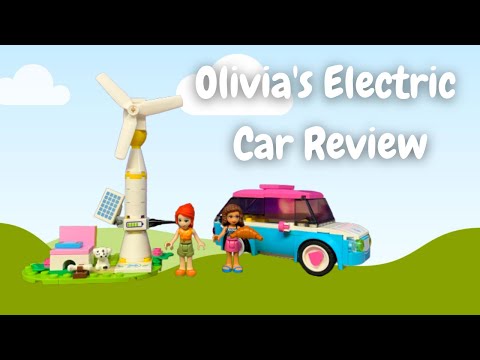 YouTube thumbnail: LEGO Friends Olivia’s Electric Car Speed-Build and Review!