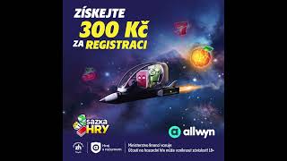 Bonus 300 Kč za registraci 🚀 | Sazka Hry | Allwyn