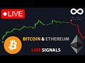  live bitcoin  ethereum signals  free 5m chart btc eth crypto trading analysis  prediction