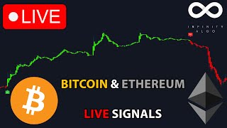 🔴 Live Bitcoin \& Ethereum Signals | Free 5m Chart BTC ETH Crypto Trading Analysis \& Prediction