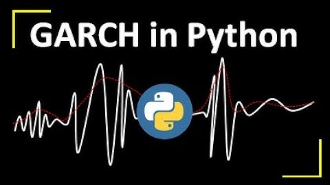 Coding the GARCH Model : Time Series Talk