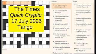 The Times Quick Cryptic 3356