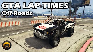 Fastest Off-Road Vehicles (2020) - GTA 5 Best Fully Upgraded Cars Lap Time Countdown