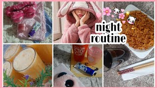 روتيني المسائي||night routine