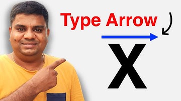 How To put an Arrow Above a Letter In Word (Microsoft)