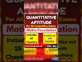 Bank of India Apprentice 2026 | BOI Apprentice Maths PDF Notes | BOI Apprentice Quant Notes #boi