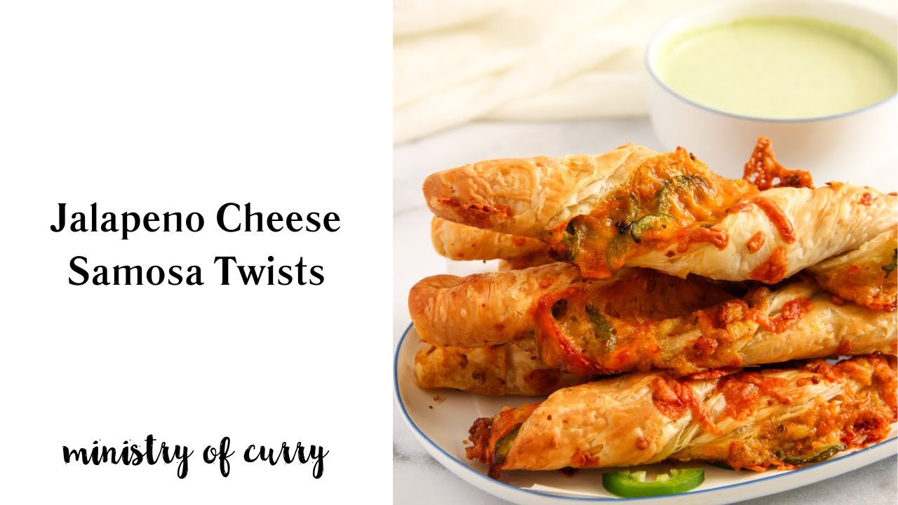 Jalapeño Cheese Samosa Twists