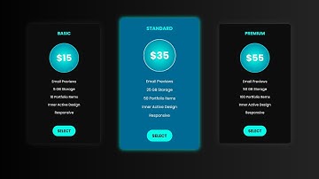 Pricing Table Design using HTML and CSS | Responsive Price Plan Design