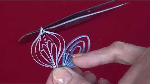 Quilling - Jane Jenkins' Demonstrates Alternate Si...