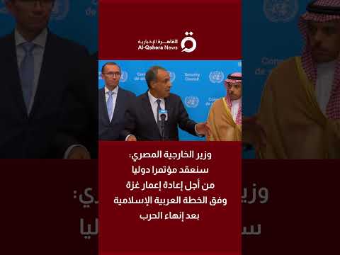 بدر عبد العاطي سنعقد مؤتمرا دوليا من أجل إعادة إعمار غزة وفق الخطة العربية الإسلامية بعد إنهاء الحرب