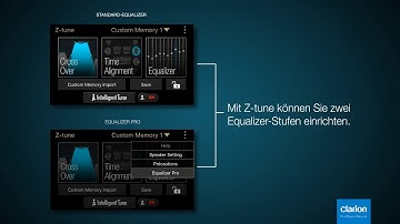 Equalizer Tutorial Clarion FDS 4 1 DE
