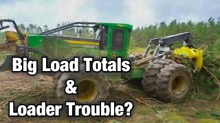The Old Tigercat 234 Loader Has A Issue & Shooting For Big Load Totals